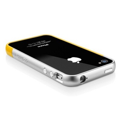 Бампер SGP Linear EX Meteor Series Yellow для Apple iPhone 4/4S(2)