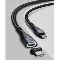Кабель Baseus Zinc Magnetic Safe Fast Charging Data Cable Type-C to Type-C 100W (CATXC-Q01) магнитный 1.5m(#9)