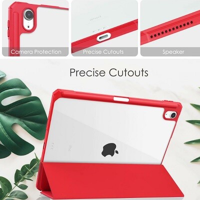 Защитный чехол книжка Acrylic TPU Case с креплением для стилуса зеленый для Apple iPad Air (2022)(2)
