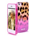 Силиконовый чехол Just Cavalli "MACRO LEOPARD" Pink для Apple iPhone 5/5s/SE(#1)