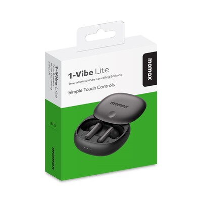 Беспроводные наушники c шумоподавлением Momax 1-Vibe Lite True Wireless (BT13D) ANC,ENC(8)