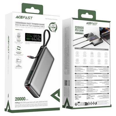 Внешний аккумулятор ACEFAST M22 PD130W power bank 20000mAh(6)