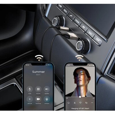 Автомобильный Bluetooth 6.0 адаптер UGREEN BT525-85428 с поддержкой LDAC Hi-Res Audio(10)
