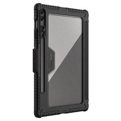 Защитный чехол Nillkin Bumper Leather Case Pro Multi-angle Черный для Samsung Galaxy Tab S9 FE Plus(2)