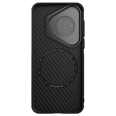 Магнитная накладка Nillkin CarboProp Magnetic Case Черная для Huawei Pura 70 Pro \70 Pro Plus(2)