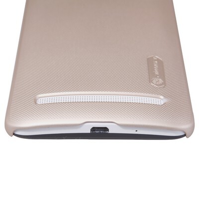 Пластиковый чехол с пленкой Nillkin Super Frosted Shield Gold для Asus ZenFone 2 ZE550ML (ZE551ML)(3)