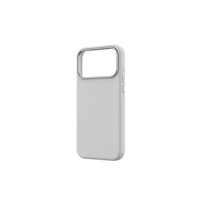 Силиконовый чехол с микрофиброй WiWU Skin Touch FGG-013 серый для Apple iPhone 17 Pro Max(2)