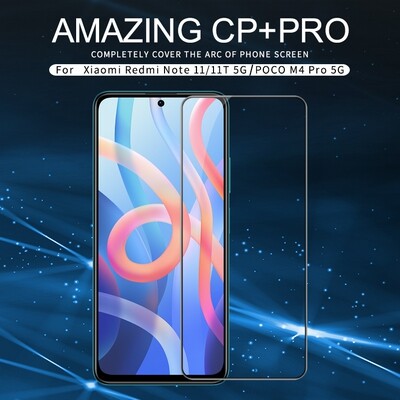 Защитное стекло Nillkin CP+Pro Черное для Xiaomi Redmi Note 11 5G(5)