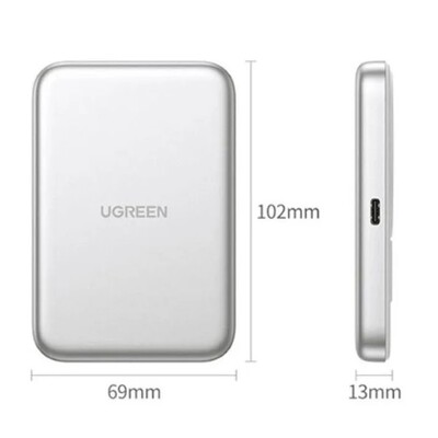 Бокс внешний для жесткого диска магнитный Ugreen D619 (55151) M.2 NVMe SSD Enclosure 10Gbps(6)