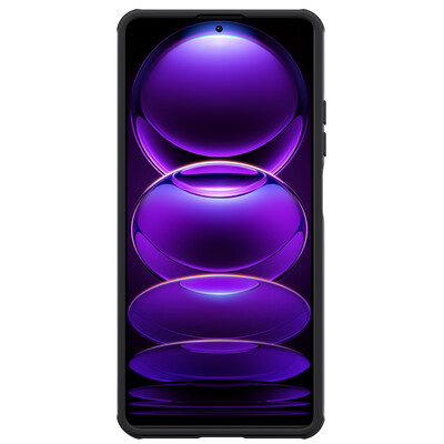 Чехол-накладка с защитой камеры Nillkin CamShield Pro синий для Xiaomi Redmi Note 12 Pro Plus 5G(6)