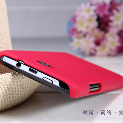 Пластиковый чехол Nillkin Super Frosted Shield Red для Lenovo A820E(2)