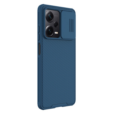 Чехол-накладка с защитой камеры Nillkin CamShield Pro синий для Xiaomi Redmi Note 12 Pro Plus 5G(3)