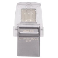 Флешка USB 3.1 (тип C), USB 3.1 (тип A) Kingston DataTraveler microDuo 3C 64GB (DTDUO3C/64GB)