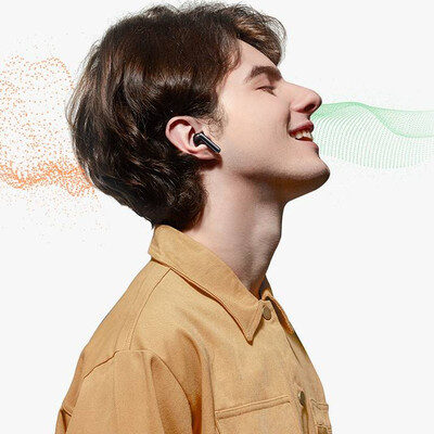 Наушники беспроводные QCY AilyBuds Pro вкладыши с шумоподавлением черные(3)