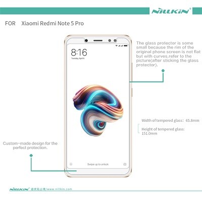 Противоударное защитное стекло с пленкой на заднюю часть Amazing H+PRO Anti Explosion для Xiaomi RedMi Note 5\ RedMi Note 5 Pro(8)