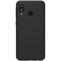 Пластиковый чехол с подставкой Nillkin Super Frosted Shield Черный для Samsung Galaxy A40(#1)