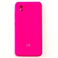 Силиконовый чехол Silicone Case ярко-розовый для ZTE Blade A3 2020(#1)