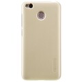 Пластиковый чехол с пленкой Nillkin Super Frosted Shield Gold для Xiaomi RedMi 4X(#1)