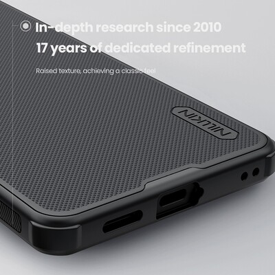 Пластиковый чехол Nillkin Super Frosted Shield Pro черный для Samsung Galaxy S26 Plus(7)
