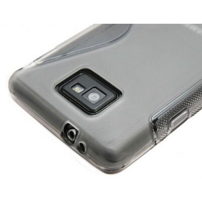 Силиконовый чехол накладка прозрачный  для Samsung i9100 Galaxy S2(2)