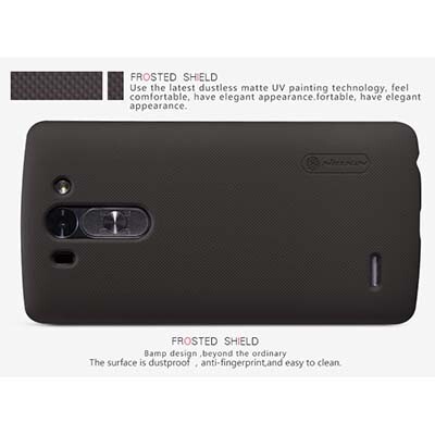 Пластиковый чехол Nillkin Super Frosted Shield Black для LG Optimus G3s D724(2)