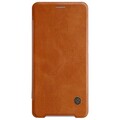 Кожаный чехол Nillkin Qin Leather Case Коричневый  для Sony Xperia XZ2 Compact(#1)