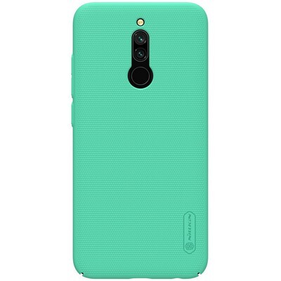 Пластиковый чехол с подставкой Nillkin Super Frosted Shield Мятный для Xiaomi Redmi 8(1)