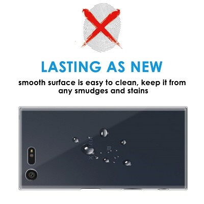 Силиконовый бампер Becolor TPU Case 0.6mm Transparent для Sony Xperia X Compact(4)