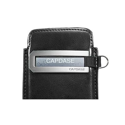 Кожаный чехол футляр Capdase Smart Pocket Black/Red для Apple iPhone 4/4S(4)