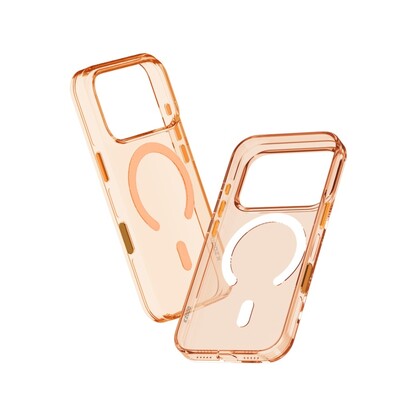 Пластиковый чехол KZDOO Iceguard Magsafe оранжевый для Apple iPhone 17 Pro(10)