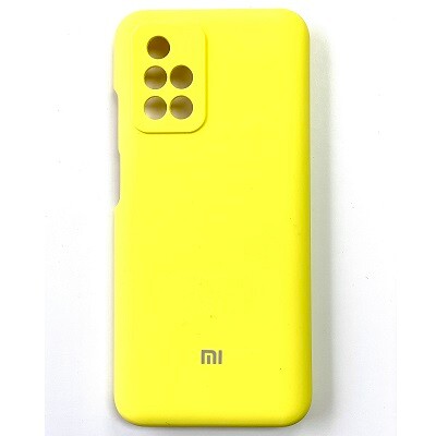 Силиконовый чехол Silicone Case желтый для Xiaomi Redmi 10 / Redmi 10 2022(1)