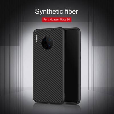 Пластиковый чехол Nillkin Synthetic Fiber Черный для Huawei Mate 30(4)