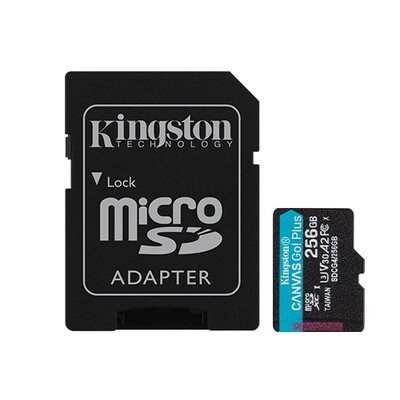 Карта памяти Canvas Go! Plus microSDXC SDCG4/256GB (с адаптером) UHS-I, U3, V30, A2, Class 10(1)