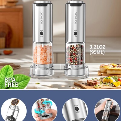 Электрические мельницы для соли и перца Circle Joy Nova Electric Grinder Set (CJ-EG11)(4)