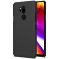 Пластиковый чехол с пленкой Nillkin Super Frosted Shield Черный для LG G7(#3)