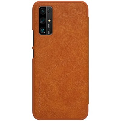 Кожаный чехол Nillkin Qin Leather Case Коричневый для Huawei Honor 30(2)