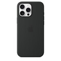Силиконовый чехол с Magsafe черный для Apple iPhone 15 Pro Max(#4)