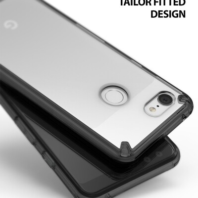 Чехол бампер Ringke Fusion прозрачно-серый для Google Pixel 3a(2)