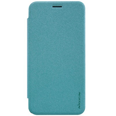 Полиуретановый чехол Nillkin Sparkle Leather Case Blue для Asus ZenFone 2 ZE500CL(1)