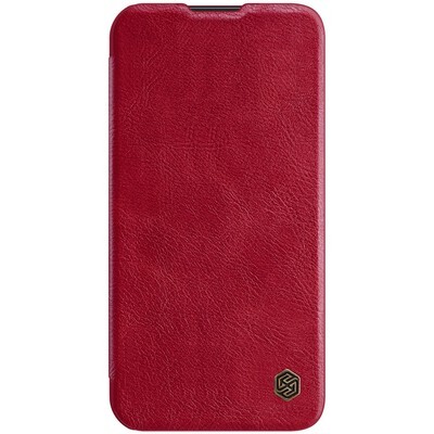 Кожаный чехол Nillkin Qin Pro Leather Case Красный для Apple iPhone 13 Pro Max(1)