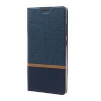 Полиуретановый чехол с силиконовой основой Book Case Blue для Lenovo Phab 2 Plus PB2-670M