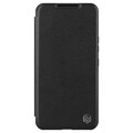 Кожаный чехол Nillkin Qin Pro Plain Leather Case Черный для Samsung Galaxy S22 Plus(#1)