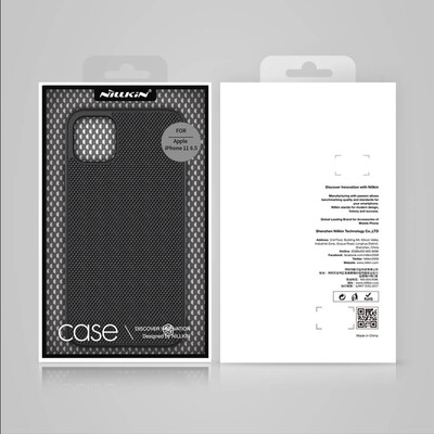 Чехол-накладка NILLKIN Textured Case черный для Apple iPhone 11 Pro Max(12)