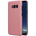 Пластиковый чехол с пленкой Nillkin Super Frosted Shield Rose Gold для Samsung G950F Galaxy S8(#3)