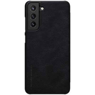 Кожаный чехол Nillkin Qin Leather Case Черный для Samsung Galaxy S21 FE(2)