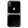 Чехол бампер Nillkin Crystal Series Серый для Apple iPhone Xs(#1)