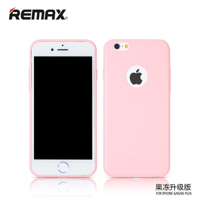 Силиконовый бампер Remax Jelly TPU Case Pink Mate для Apple iPhone 6/6s(1)