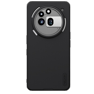 Пластиковый чехол с пластиной Magsafe Nillkin Super Frosted Shield Pro Magnetic Case Черный для Nothing Phone 3a Pro(1)