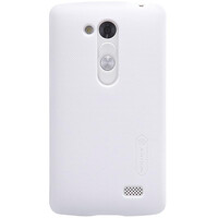 Пластиковый чехол Nillkin Super Frosted Shield White  для LG L FINO D295