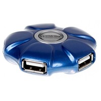 USB-хaб Smartbuy UFO 4 порта SB51-Blue